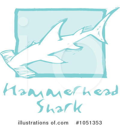 Royalty-Free (RF) Shark Clipart Illustration by xunantunich - Stock Sample #1051353