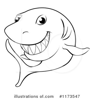 Shark Clipart #1173547 by AtStockIllustration