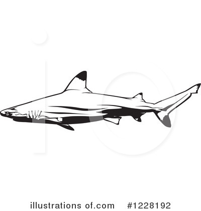 Royalty-Free (RF) Shark Clipart Illustration by dero - Stock Sample #1228192