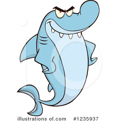 Shark Clipart #1235937 by Hit Toon