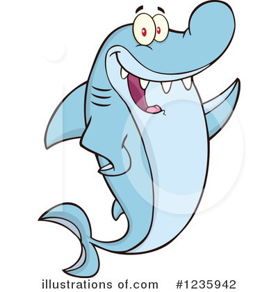 Shark Clipart #1235942 by Hit Toon