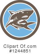 Shark Clipart #1244851 by patrimonio