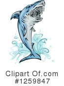 Shark Clipart #1259847 by BNP Design Studio