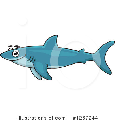 Shark Clipart #1267244 by Vector Tradition SM
