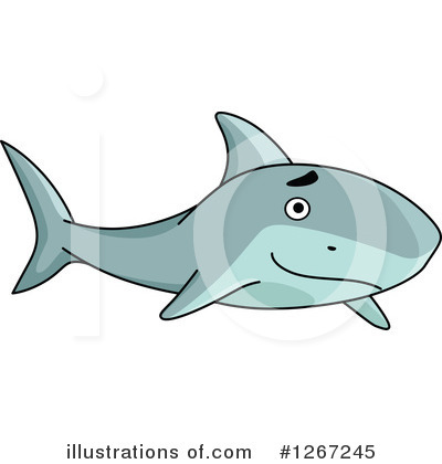 Shark Clipart #1267245 by Vector Tradition SM