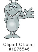 Shark Clipart #1276546 by Dennis Holmes Designs