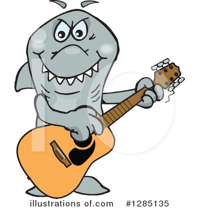 Sharks Clipart #1285135 by Dennis Holmes Designs