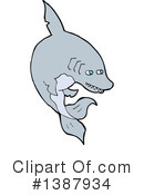 Shark Clipart #1387934 by lineartestpilot