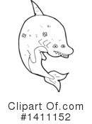 Shark Clipart #1411152 by lineartestpilot