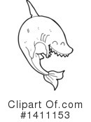 Shark Clipart #1411153 by lineartestpilot