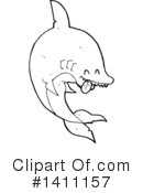Shark Clipart #1411157 by lineartestpilot