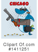 Shark Clipart #1411251 by Hit Toon
