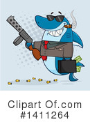 Shark Clipart #1411264 by Hit Toon