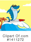 Shark Clipart #1411272 by Hit Toon