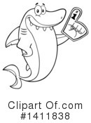 Shark Clipart #1411838 by Hit Toon