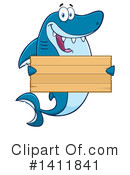 Shark Clipart #1411841 by Hit Toon