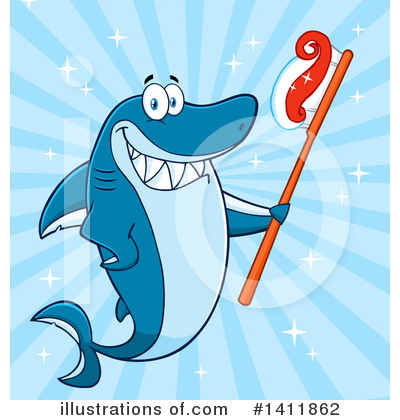 Shark Clipart #1411862 by Hit Toon