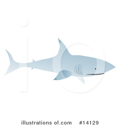 Royalty-Free (RF) Shark Clipart Illustration by Rasmussen Images - Stock Sample #14129