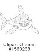 Shark Clipart #1560238 by Alex Bannykh