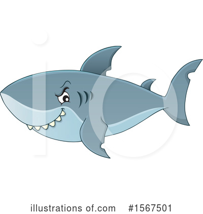 Shark Clipart #1567501 by visekart