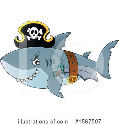 Shark Clipart #1567507 by visekart
