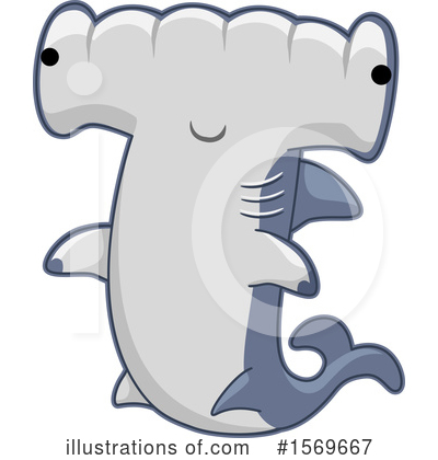 Hammerhead Shark Clipart #1569667 by BNP Design Studio