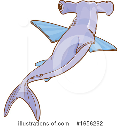Royalty-Free (RF) Shark Clipart Illustration by Pushkin - Stock Sample #1656292