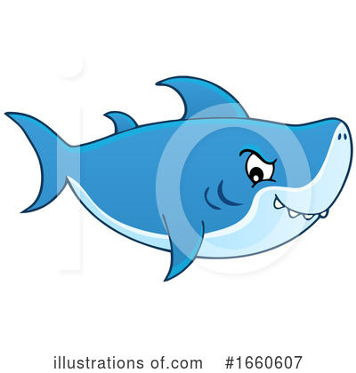 Shark Clipart #1660607 by visekart
