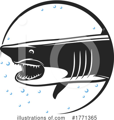 Royalty-Free (RF) Shark Clipart Illustration by Vector Tradition SM - Stock Sample #1771365