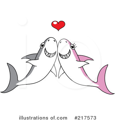 Royalty-Free (RF) Shark Clipart Illustration by Rosie Piter - Stock Sample #217573