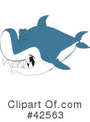 Shark Clipart #42563 by Dennis Holmes Designs