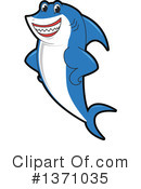 Shark Mascot Clipart #1371035 by Mascot Junction