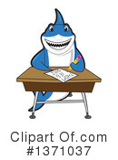 Shark Mascot Clipart #1371037 by Mascot Junction