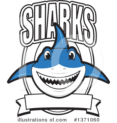 Shark Mascot Clipart #1371060 by Toons4Biz