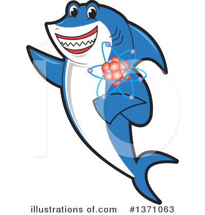 Royalty-Free (RF) Shark Mascot Clipart Illustration by Mascot Junction - Stock Sample #1371063