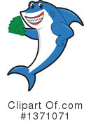 Shark Mascot Clipart #1371071 by Mascot Junction
