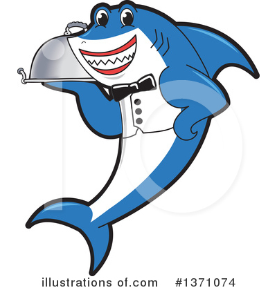 Shark Mascot Clipart #1371074 by Toons4Biz