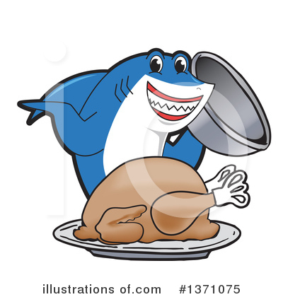 Shark Mascot Clipart #1371075 by Toons4Biz