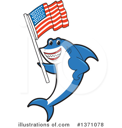 Shark Mascot Clipart #1371078 by Toons4Biz