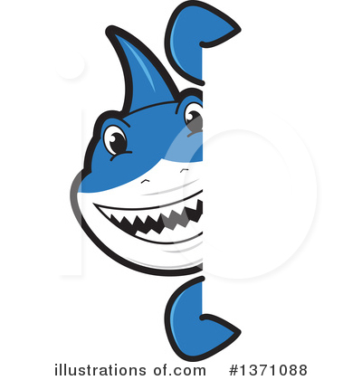 Shark Mascot Clipart #1371088 by Toons4Biz