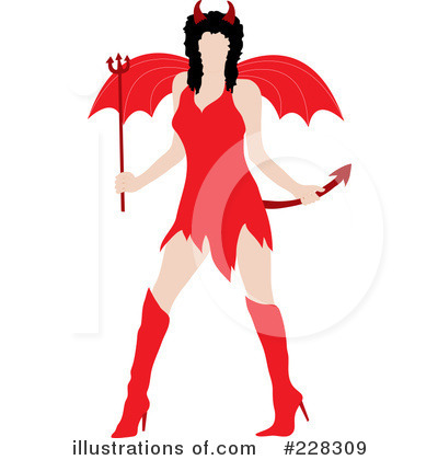 Devil Woman Clipart #228309 by Pams Clipart