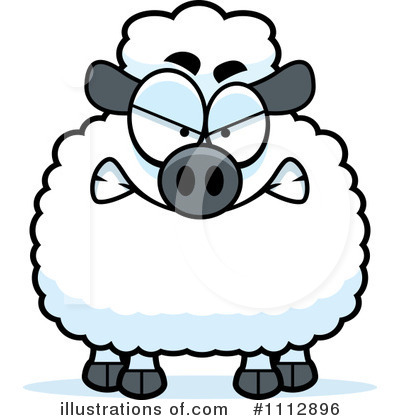 Royalty-Free (RF) Sheep Clipart Illustration by Cory Thoman - Stock Sample #1112896