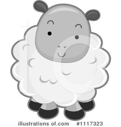 Royalty-Free (RF) Sheep Clipart Illustration by BNP Design Studio - Stock Sample #1117323