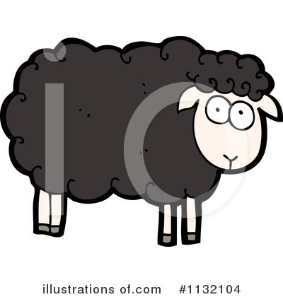Royalty-Free (RF) Sheep Clipart Illustration by lineartestpilot - Stock Sample #1132104