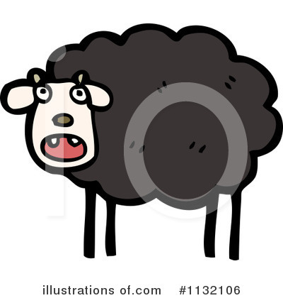 Royalty-Free (RF) Sheep Clipart Illustration by lineartestpilot - Stock Sample #1132106