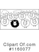 Sheep Clipart #1160077 by Cory Thoman