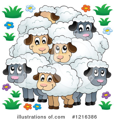Sheep Clipart #1216386 by visekart