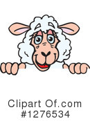 Sheep Clipart #1276534 by Dennis Holmes Designs