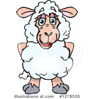 Lamb Clipart #1276535 by Dennis Holmes Designs