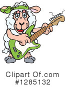 Sheep Clipart #1285132 by Dennis Holmes Designs